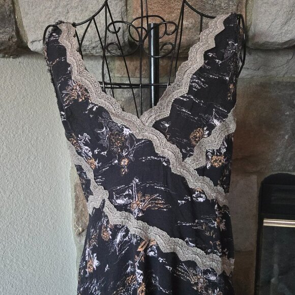 Free People Slip My Mind Printed Trapeze Dress - Picture 4 of 8